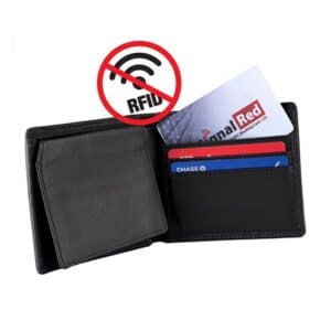 rfid blocking card in wallet