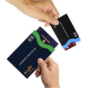 passport and credit card protectors with individual printing