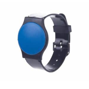 front view of plastic rfid wristband